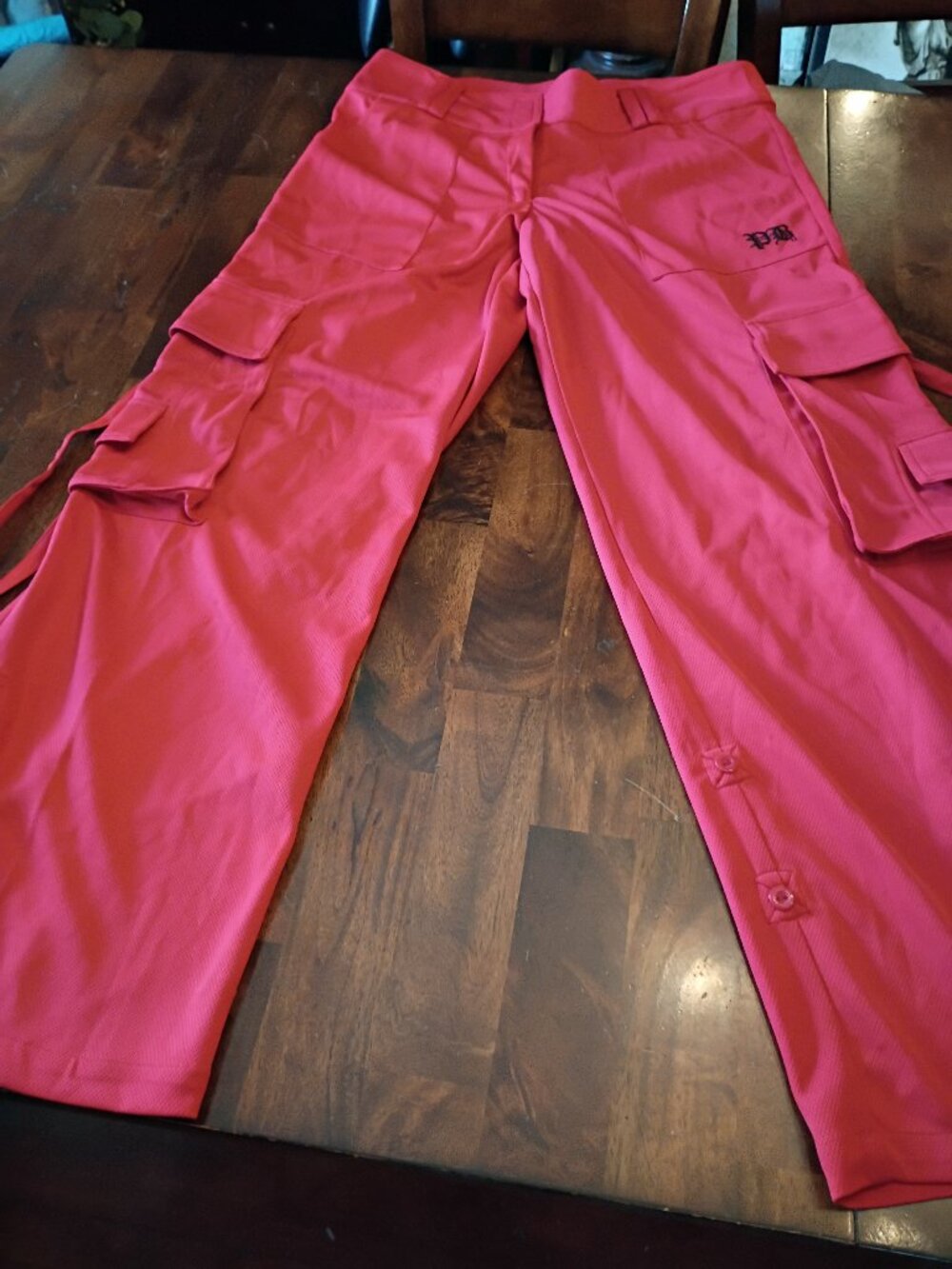 Powder Blue Strappy Utility Pants